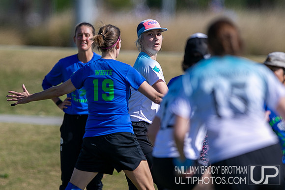 Day 1 of the WFDF 2024 World Masters Ultimate Championships