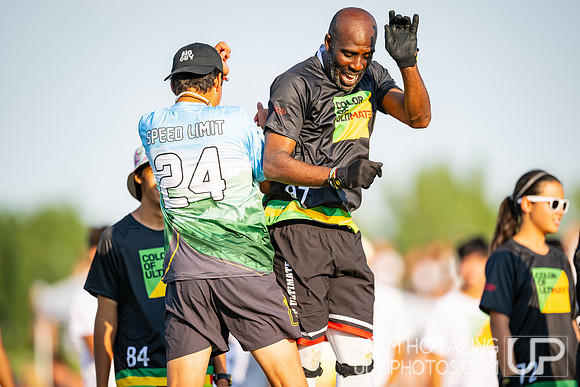 Color of Ultimate pickup showcase game at International Club Championships at Aurora Sports Park