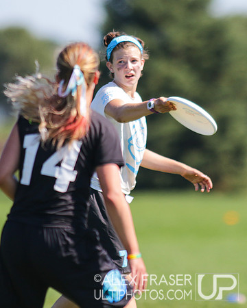U19 Girls Semfinals - 2016 USAU Youth Club Championships