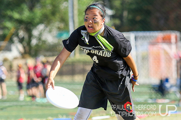 Action from USAU College Division 1 Nationals