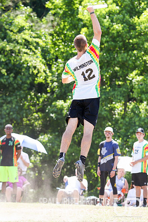 Action from USAU College Division 1 Nationals