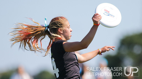 U19 Girls Semfinals - 2016 USAU Youth Club Championships