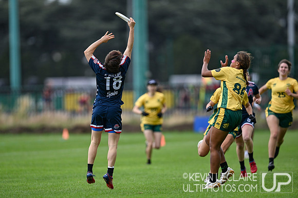 USA v Australia WU24 Women -- Sunday Pool Play
