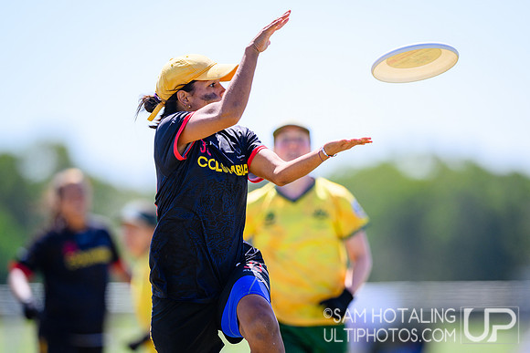 Women’s semifinals during World Ultimate Championships at Runaway Bay Sports Precinct