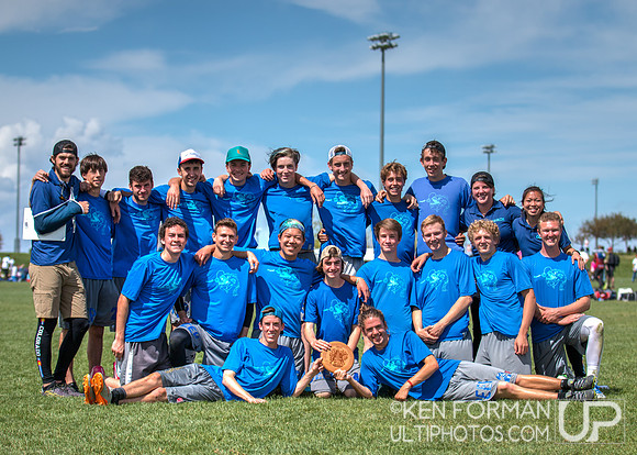 Lakewood High School First Place D1 Mens Team Photo : 8 May 2016