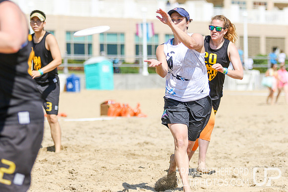 Action from 2016 USAU Beach Nationals