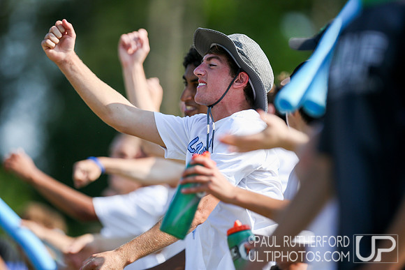 Action from USAU College Division 1 Nationals