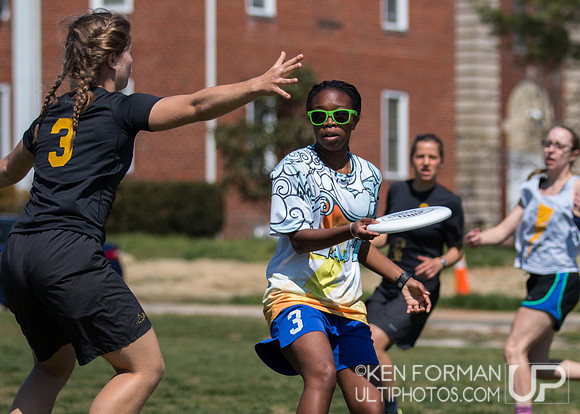 Colonial Women's D1 Championships, Day 1: Apr. 16, 2016