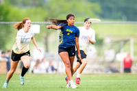 Women’s pool play at USAU DI College Championships