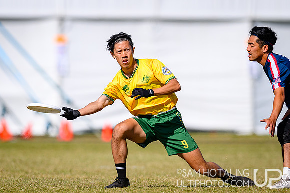 Mixed semifinals during World Ultimate Championships at Runaway Bay Sports Precinct
