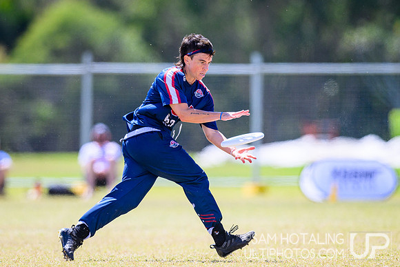 Women’s semifinals during World Ultimate Championships at Runaway Bay Sports Precinct