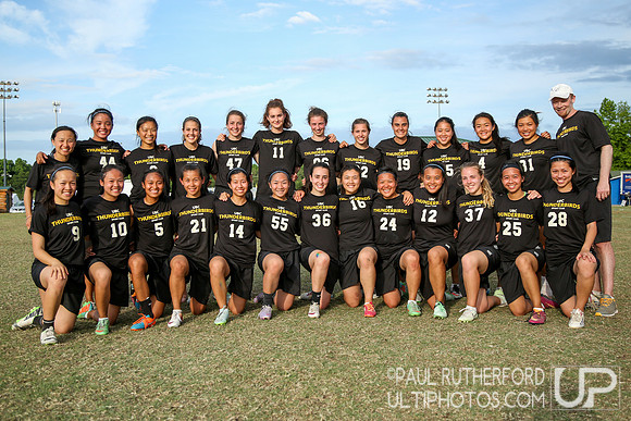 Action from USAU College Division 1 Nationals