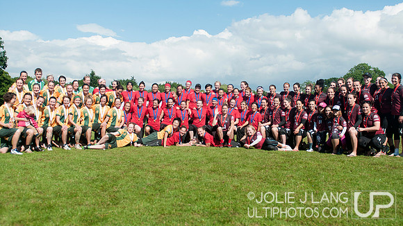 Women's Masters medalists - WUGC 2016