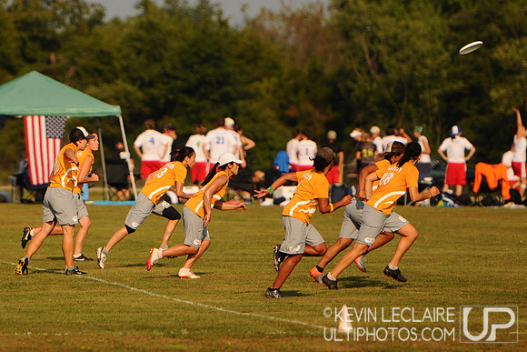 Saturday Women's division action -- Chesapeake Open 2010