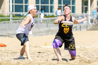 Action from 2016 USAU Beach Nationals