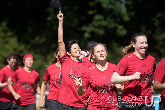 Women's Masters medal ceremony - WUGC 2016