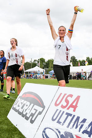 Action from USAU College Division 1 Nationals
