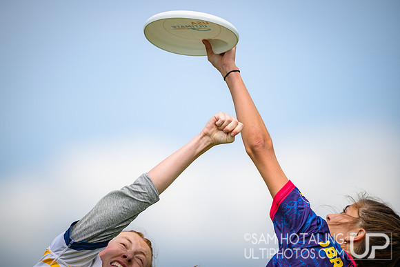 Pool play at USAU D-I College Championships