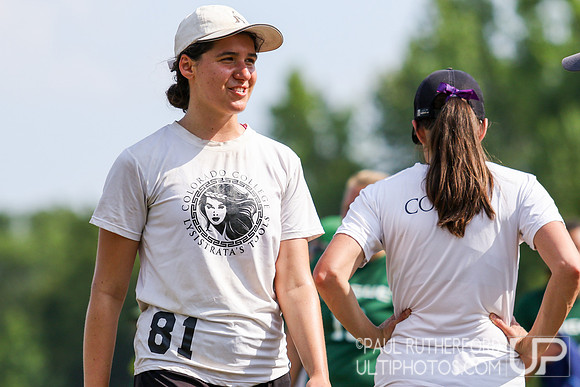Action from USAU College Division 1 Nationals
