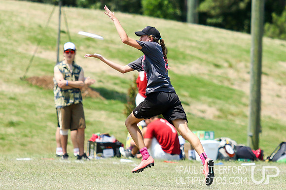 Action from USAU College Division 1 Nationals