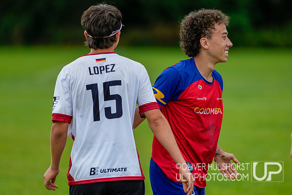 Colombia U20 Open v Germany U20 Open WJUC Thursday Round 2