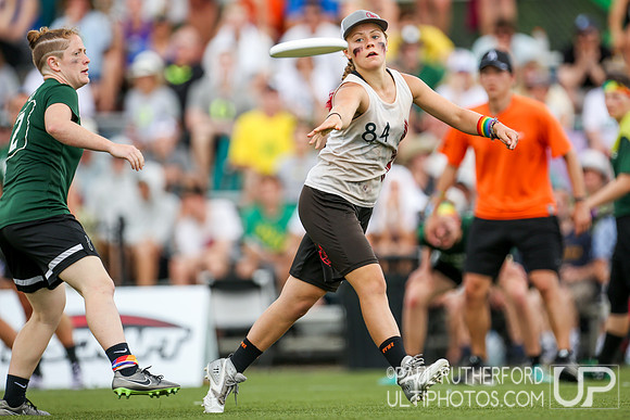 Action from USAU College Division 1 Nationals