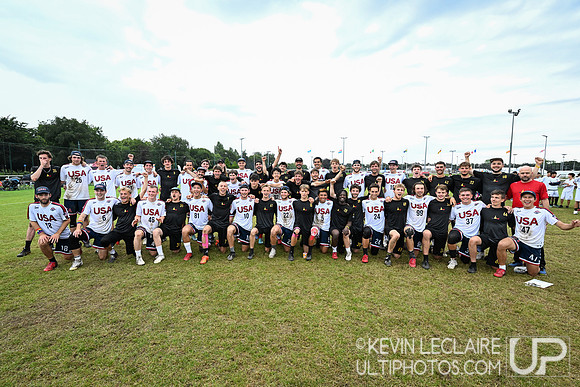 United States and Belgium U24 Open Joint Team Photo - WU24 2023