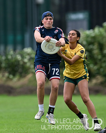 USA v Australia WU24 Women -- Sunday Pool Play