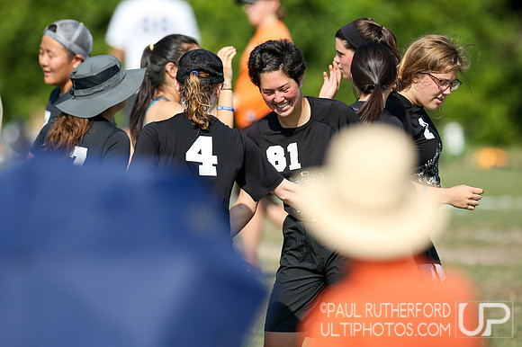 Action from USAU College Division 1 Nationals