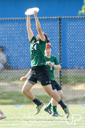Action from USAU College Division 1 Nationals
