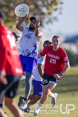 Day 1 of the WFDF 2024 World Masters Ultimate Championships