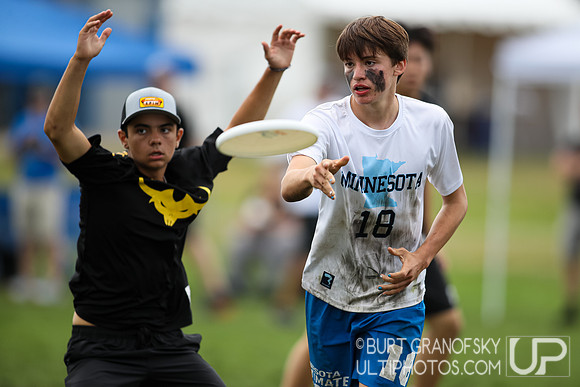 USA Ultimate YCC 2022 -- U17 Boys Sun Action