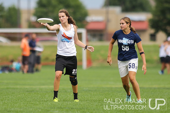 U19 Girls - Friday - 2016 USAU Youth Club Championships