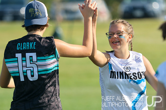 Pool play at USAU Youth Club Championships