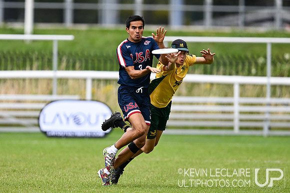 WU24 Qtrs - USA v Australia Open