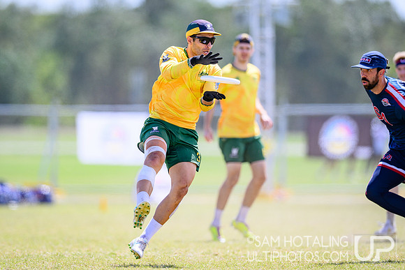 Men’s power-pools during World Ultimate Championships at Runaway Bay Sports Precinct