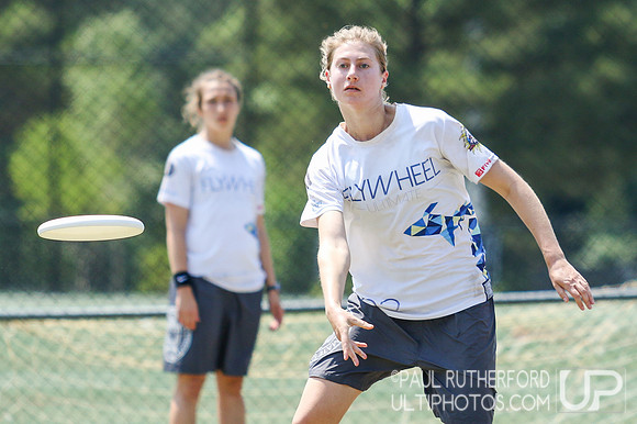 Action from USAU College Division 1 Nationals