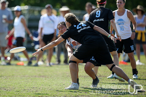 Action from USAU College Division 1 Nationals