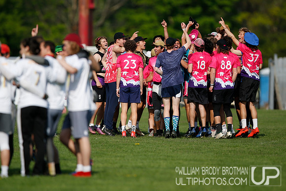 Day 1 of USA Ultimate 2022 D-III College Championships.
