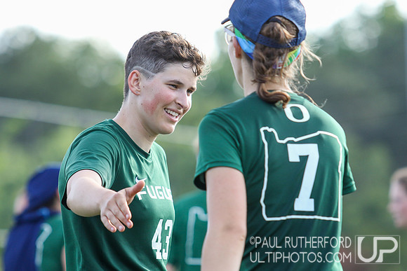 Action from USAU College Division 1 Nationals