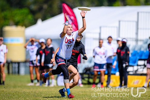 Women’s pool play during World Ultimate Championships at Runaway Bay Sports Precinct