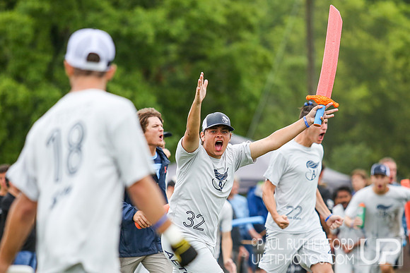 Action from USAU College Division 1 Nationals