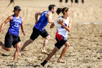 Action from 2016 USAU Beach Nationals