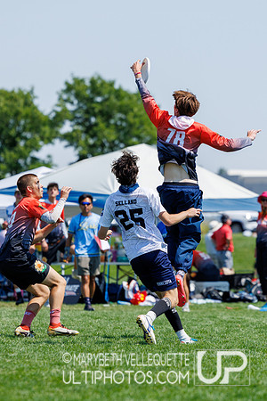 Monday action at the USA Ultimate Youth Club Championships. U-20