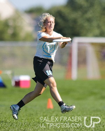 U19 Girls Semfinals - 2016 USAU Youth Club Championships