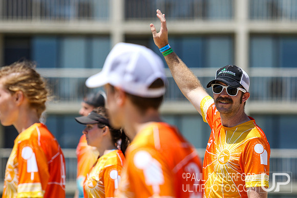 Action from 2016 USAU Beach Nationals