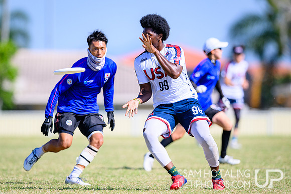 Mixed pool play during World Ultimate Championships at Runaway Bay Sports Precinct