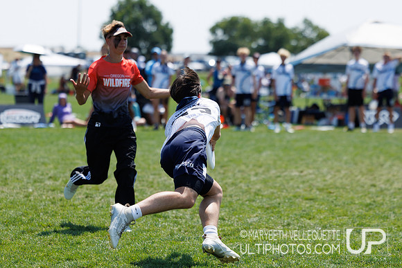 Monday action at the USA Ultimate Youth Club Championships. U-20