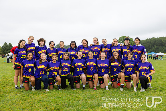 Richmond Redhots Team Photo - USAU D-III College Championships