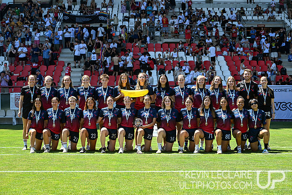 Great Britain Women's U24 Bronze medal Team Photo - WU24 2025